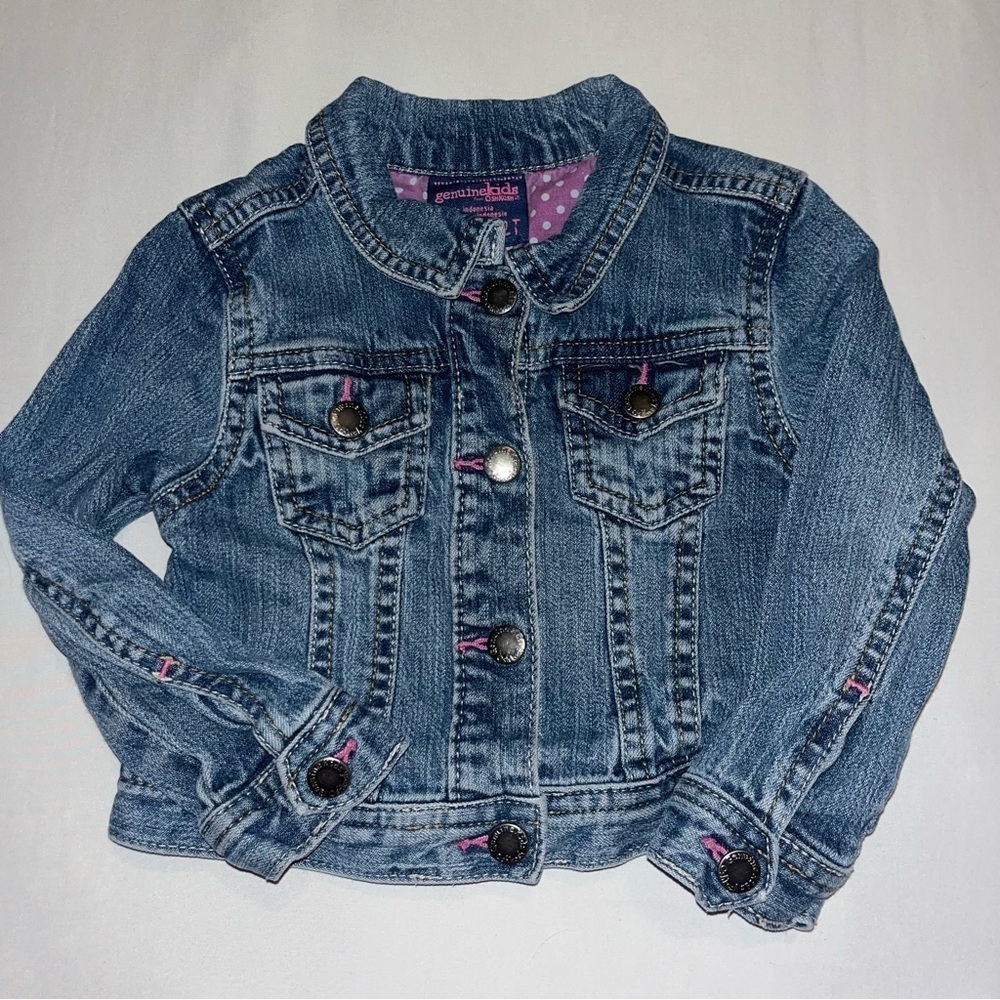 Genuine Kids blue denim Jean Jacket, size 2T